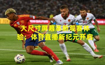 大尺寸屏幕革新观赛体验：体育直播新纪元开启